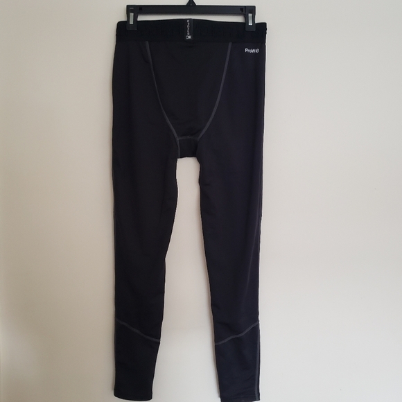 Spyder Active Mens Black Legging Tights Base Layer Banded Pro Web New Medium - Picture 5 of 13